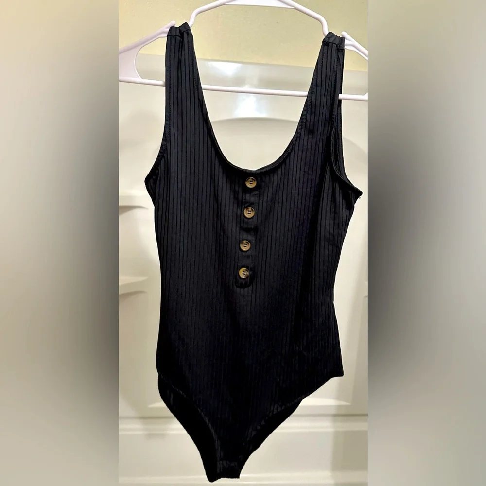 H&M Ribbed Tank Bodysuit - Picture 1 of 5